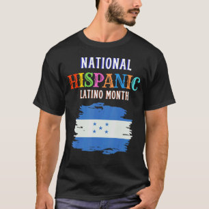 Hispanic Zeremonie Monat Prideful Latin Spanish Am T-Shirt