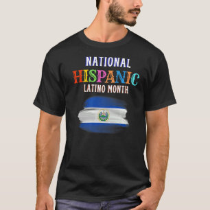 Hispanic Zeremonie Monat Prideful Latin Spanish Am T-Shirt