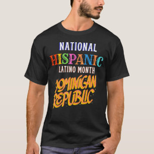 Hispanic Zeremonie Monat Prideful Latin Spanish Am T-Shirt