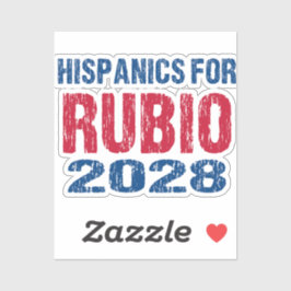 Hispanics for Rubio 2028 Aufkleber