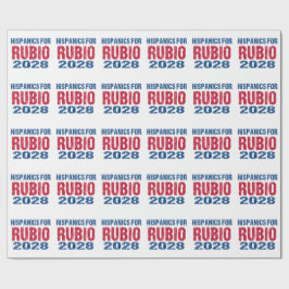 Hispanics für Rubio 2028 Geschenkpapier