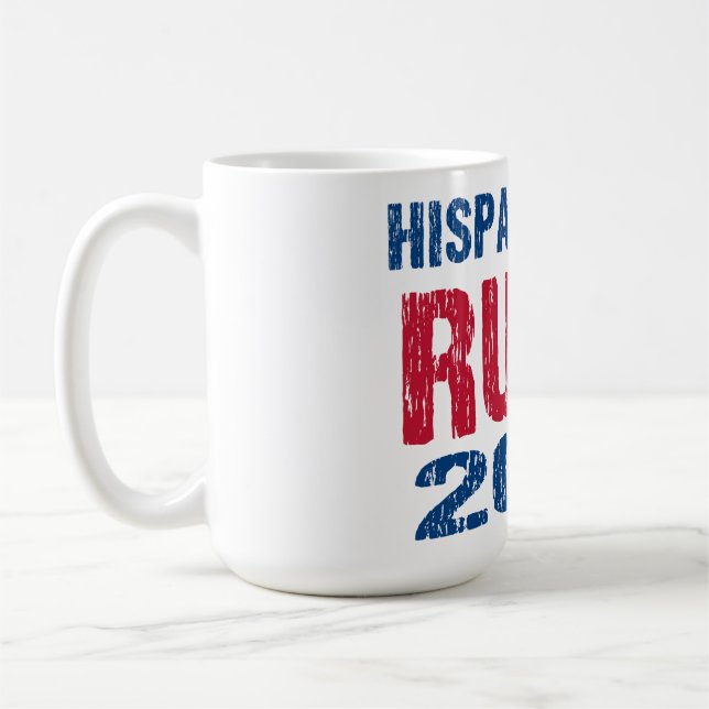 Hispanics für Rubio 2028 Kaffeetasse (Links)