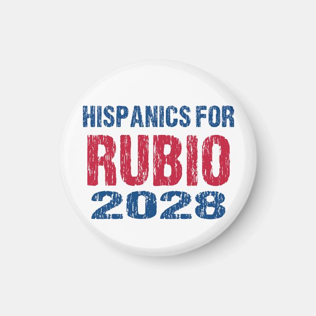 Hispanics für Rubio 2028 Magnet (Vorne)