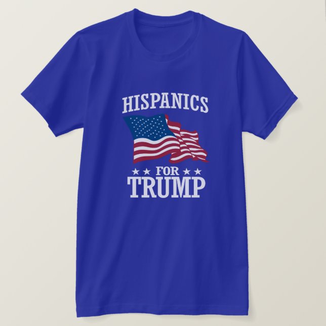HISPANICS FÜR TRUMPF T-Shirt (Design vorne)
