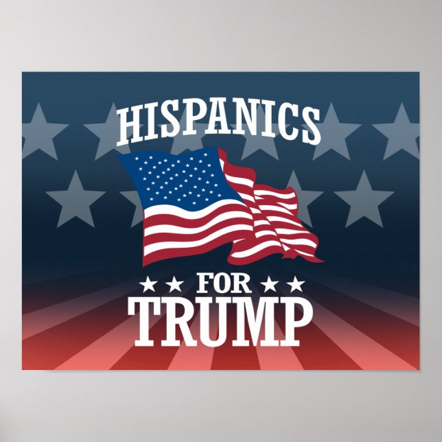 HISPANIEN FÜR TRUMP POSTER (Vorne)