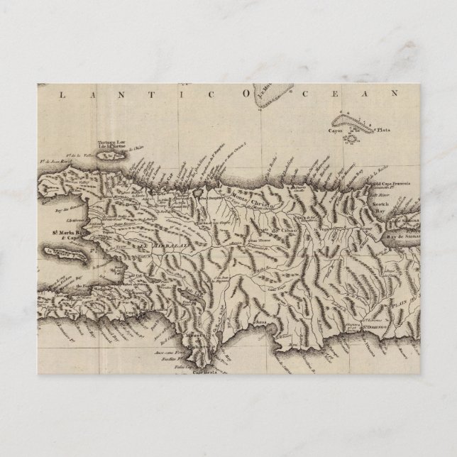 Hispaniola, St Domingo Postkarte (Vorderseite)