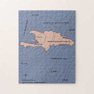 Hispaniola Weather map Puzzle