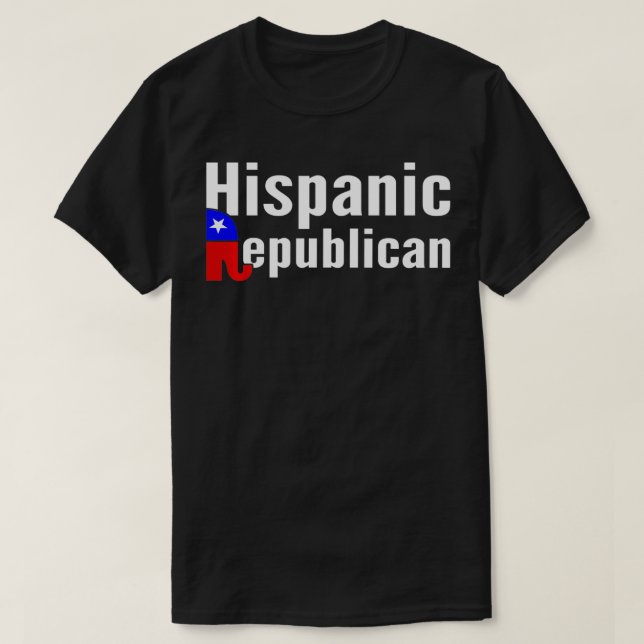 Hispanische republikanische Konservative Gift Poli T-Shirt (Design vorne)
