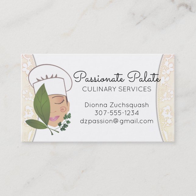 Hispanische Visitenkarte (Vorderseite)