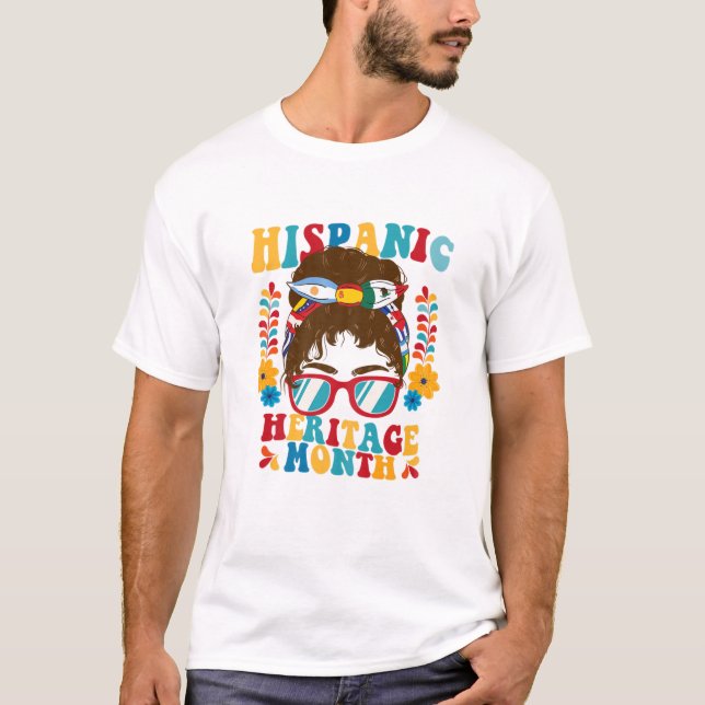 Hispanischer Kulturerbe Monat Spanien T-Shirt (Vorderseite)