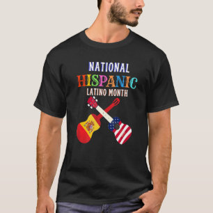 Hispanischer Zeremonienmonat Stolz Latein Spanisch T-Shirt