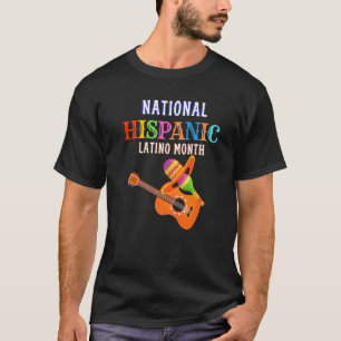 Hispanischer Zeremonienmonat Stolz Lateinisch Span T-Shirt