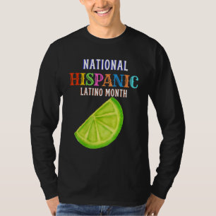 Hispanischer Zeremonienmonat Stolz Lateinischer Sp T-Shirt