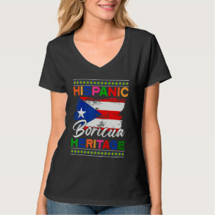 Hispanisches Boricua-Erbe Boricua-Flagge Männer Fr T-Shirt