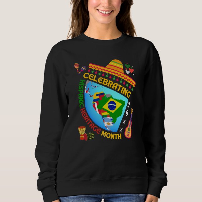 HISPANISCHES ERBE MONAT SWEATSHIRT (Vorderseite)