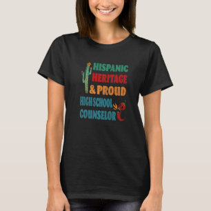 Hispanisches Erbe & Stolz Schulberater T-Shirt
