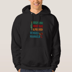 Hispanisches Erbe & Stolz Wireless Manager Hoodie
