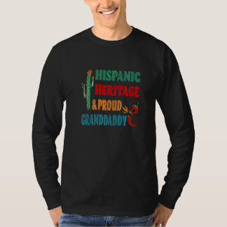 Hispanisches Erbe & stolzer Großvater T-Shirt