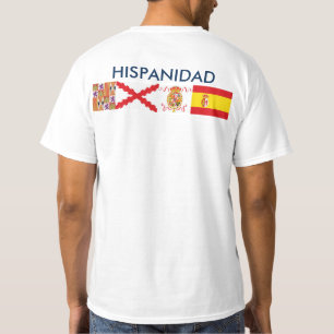 HISPANITÄT Herkunft und Länder. Voran und hinten T-Shirt