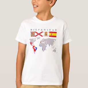 HISPANITÄT Herkunft und Landkarte. Niño. Unterhe T-Shirt