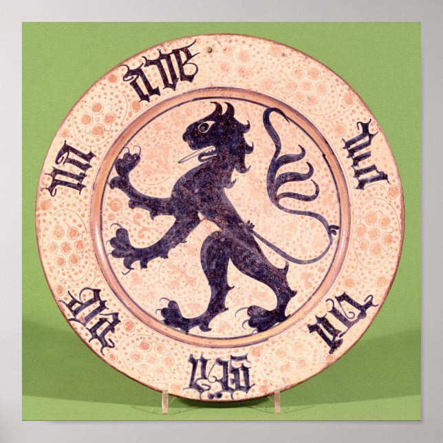 Hispano-Moreske-Schale, verzinnt Poster (Vorne)