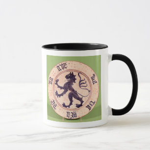 Hispano-Moresque Teller, Zinn-glasiert Tasse