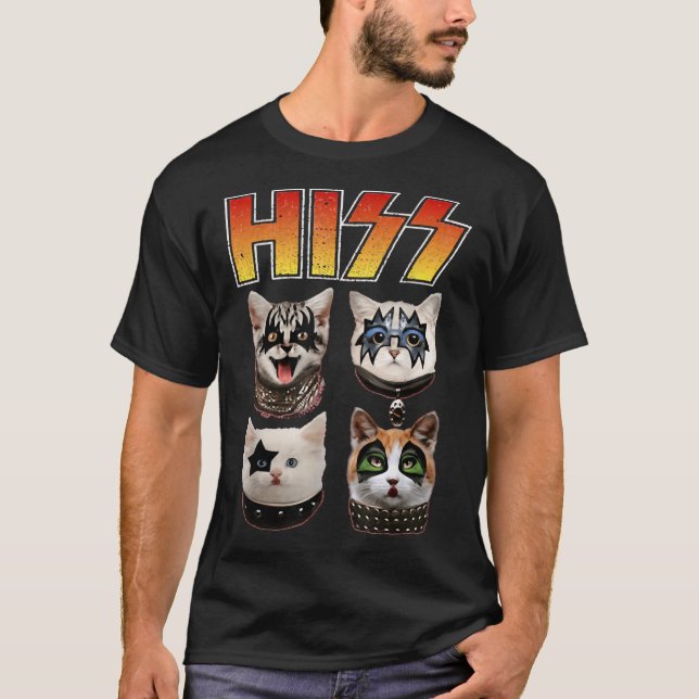 Hiss Funny Cat Lover Essential  T-Shirt (Vorderseite)