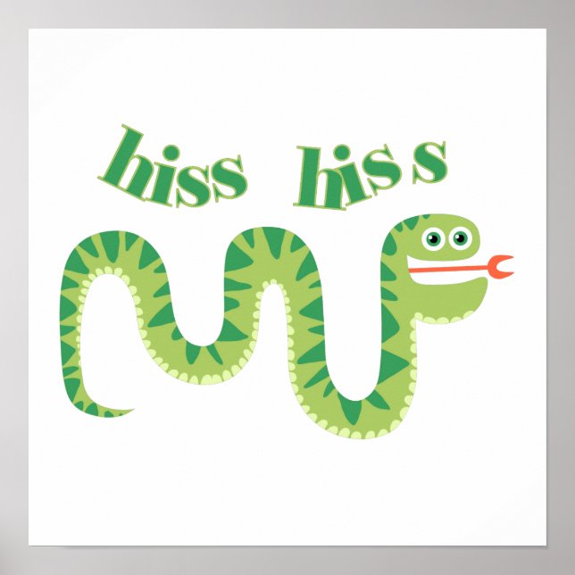 Hiss Hiss Snake Poster (Vorne)