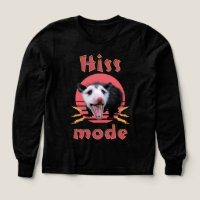 Hiss Mode Funny Opossum Hissing