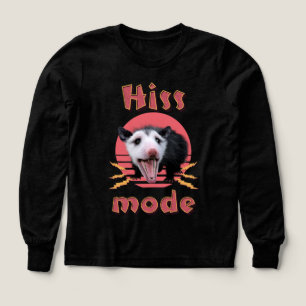 Hiss Mode Funny Opossum Hissing