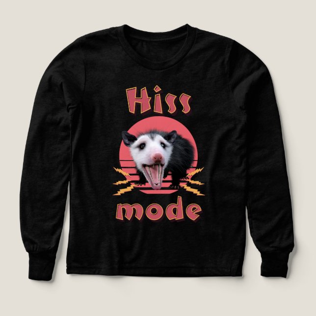 Hiss Mode Funny Opossum Hissing (Design Vorderseite)