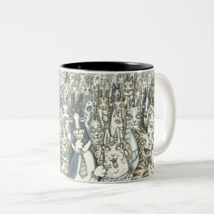 Hiss N' Fitz CAT PARTY TASSE