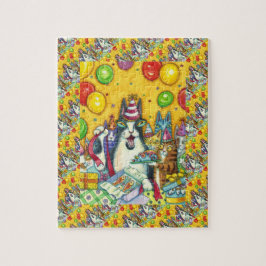 HISS N' FITZ KATZEN, KITTEN, MICH, FUNNY GEBURTSTA PUZZLE
