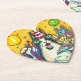 HISS N' FITZ KATZEN, KITTEN, MICH, FUNNY GEBURTSTA UNTERSETZER