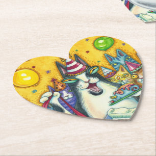 HISS N' FITZ KATZEN, KITTEN, MICH, FUNNY GEBURTSTA UNTERSETZER