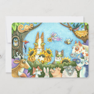 HISS N' FITZ KATZEN UND MENAGERIE DER FREUNDKARTE