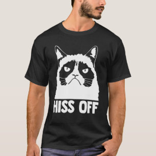 Hiss Off Funny Cat Lover Niedlich Cat Graphic T-Shirt