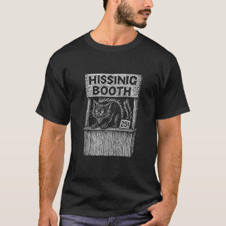 Hissing Booth Cat hat einen Hiss für Sie Zip T-Shirt