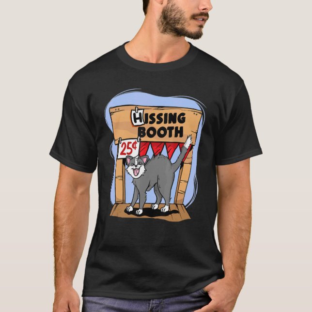 Hissing Booth Kitten Kitty Cat Furami Furdad T-Shirt (Vorderseite)