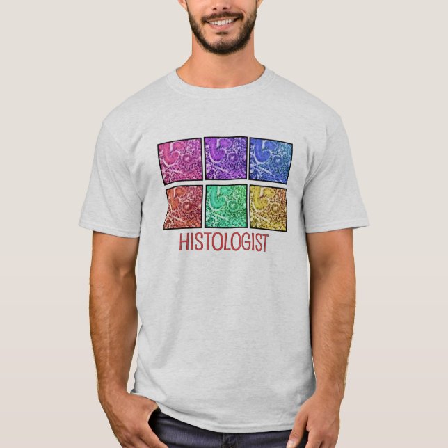 Histologist-Geschenk-Mikroskop-Entwurfs-T - Shirt (Vorderseite)