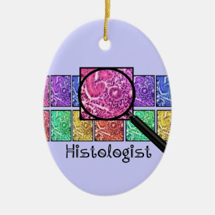 Histologist-Geschenke vergrößerter Zellen-Entwur Keramik Ornament