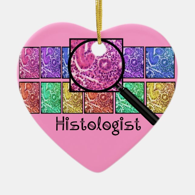 Histologist-Geschenke vergrößerter Zellen-Entwurf Keramik Ornament (Vorne)