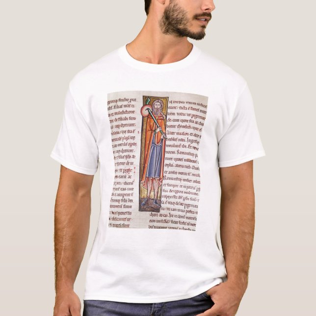 Historiated Initiale "ich" Elimelech darstellend T-Shirt (Vorderseite)