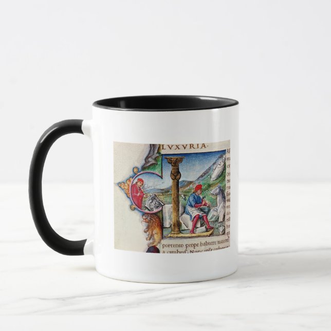 Historiated Initiale 'L Tasse (Links)