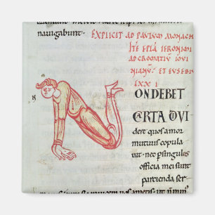 Historiated Initiale 'N Magnet
