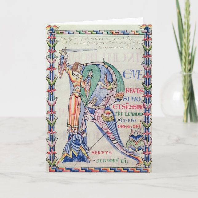 Historiated Initiale 'R (Vorderseite)