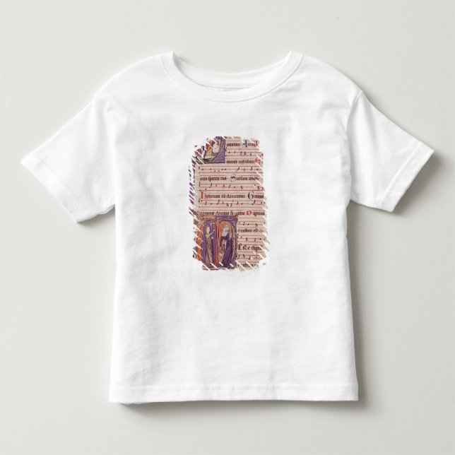 Historiated Initialen 'P Kleinkind T-shirt (Vorderseite)
