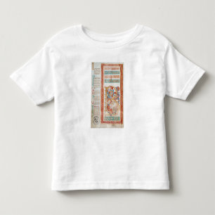 Historiated zeichnen "B ab", das König David Kleinkind T-shirt