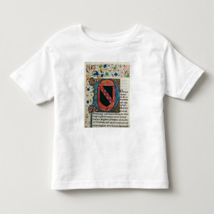 Historiated zeichnen "D ab", das Wappen darstellt Kleinkind T-shirt