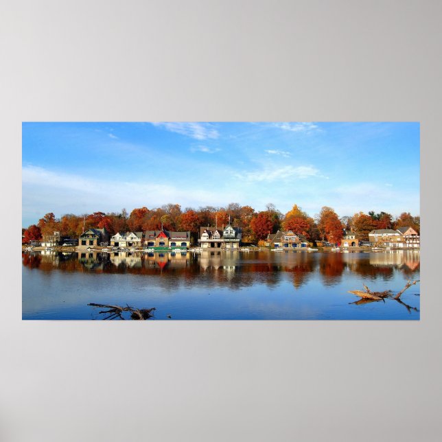 Historic Boat House Row, Philadelphia, PA Poster (Vorne)